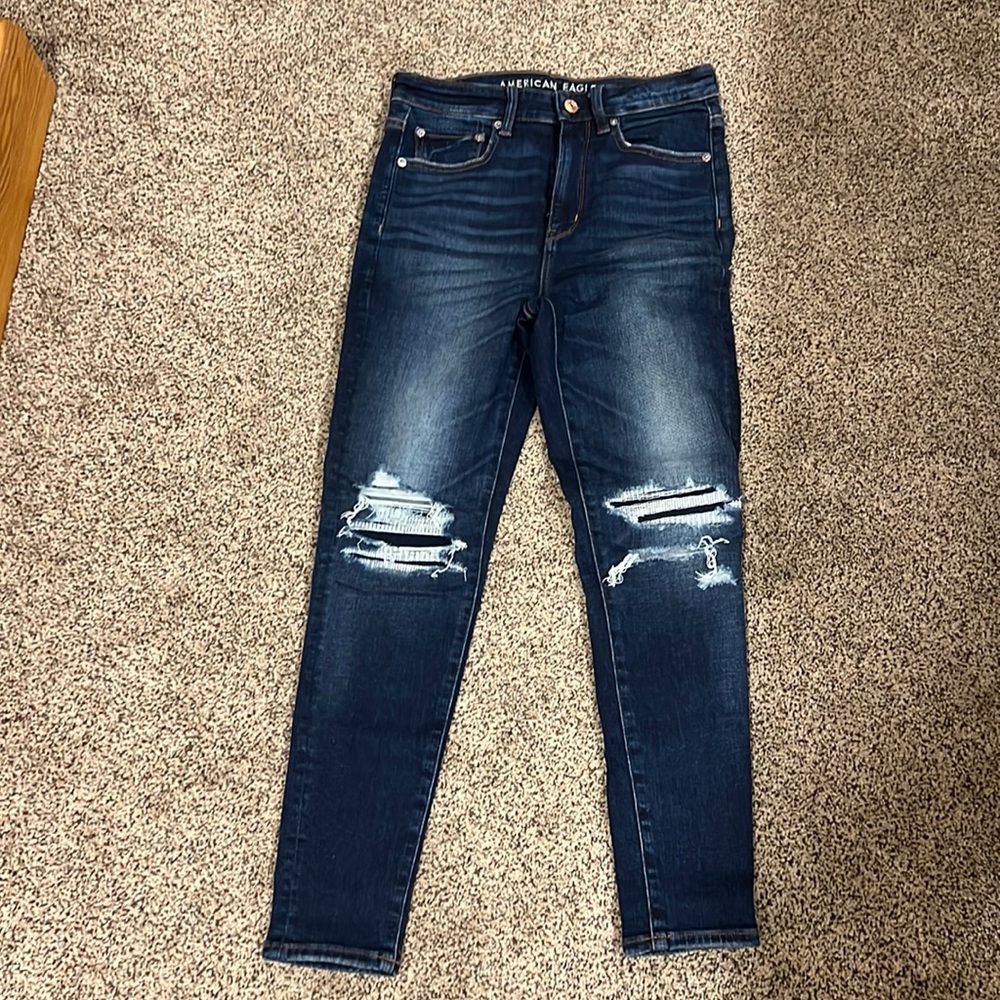 Never worn American eagle jeans. Size 6 short